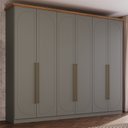 Ver imagem 2 de Guarda Roupa Casal Nova York 6 Portas com Amortecimento 6 Gavetas com Usinagem Espreso Móveis