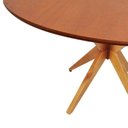 Ver imagem 6 de Mesa de Jantar Base Estrelada de Madeira Maciça 100cm Alice Marrom/Cinamomo