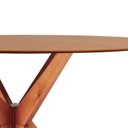 Ver imagem 5 de Mesa de Jantar Base Estrelada de Madeira Maciça 100cm Alice