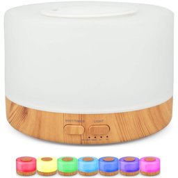 Umidificador Abajur Difusor Aromático Noturno Led Rgb Bivolt - 5