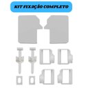 Ver imagem 3 de Assento Vaso Sanitário Oval Almofadado Branco + Conjunto Fixação Assento Sanitário Almofadado Branco