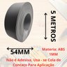 Fita de Borda Abs Paras Mdf Cinza Puro Arauco 54mm X 1mm X 5m Acabamento Moveis - 3