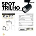 Ver imagem 2 de Spot para Trilho Eletrificado Led Integrado 10w Bivolt Preto 3000k