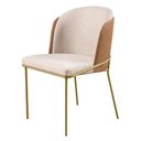 Ver imagem 1 de Cadeira Jantar Aurora Linho Pés Metal