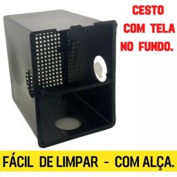 Caixa de Gordura Preta com Cesto 50 Litros - Mallton - 3