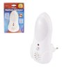 ABAJUR REPELENTE INSETOS PERNILONGOS ULTRASSONICO 3 LEDS LUZ NOTURNA BIVOLT BRANCO - 2