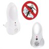 ABAJUR REPELENTE INSETOS PERNILONGOS ULTRASSONICO 3 LEDS LUZ NOTURNA BIVOLT BRANCO - 3