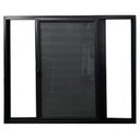 Ver imagem 6 de Janela Veneziana 3 Folhas Móveis Tela Mosquiteira 100x100cm Preto Esquadrias Bergamo