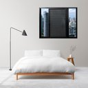 Ver imagem 3 de Janela Veneziana 3 Folhas Móveis Tela Mosquiteira 100x120cm Preto Esquadrias Bergamo