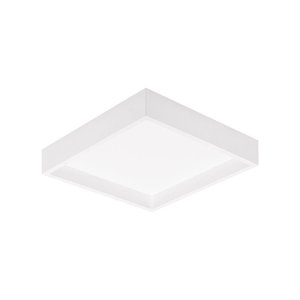 Painel de Led Stella Quadrado Deep de Sobrepor Recuado 22w Bivolt Branco 4000k Luz Neutra