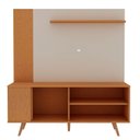 Ver imagem 4 de Rack com Painel para TV até 65 Polegadas 140CMX147,5cm Porta de Correr Bege
