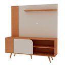 Ver imagem 2 de Rack com Painel para TV até 65 Polegadas 140CMX147,5cm Porta de Correr Bege