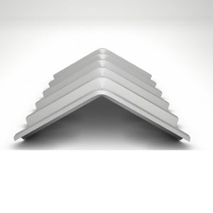 Cumeeira em Galvalume Aluzinco para Telhasdo Trapezoidal 98cm x 30cm