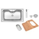 Ver imagem 4 de Cuba sobre 86x50 Morgana Maxi com Acessorio Tramontina