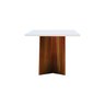Mesa de Jantar Gus 220x100cm Tampo MDF Laqueado com Vidro - Amêndoa Off White - 4
