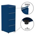 Ver mais imagens de Gaveteiro Arquivo de Aço 4 Gavetas Of04rptcm