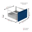 Ver imagem 6 de Gaveteiro Arquivo de Aço 4 Gavetas Of04rptcm