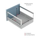 Ver imagem 7 de Gaveteiro Arquivo de Aço 4 Gavetas Of04rptcm