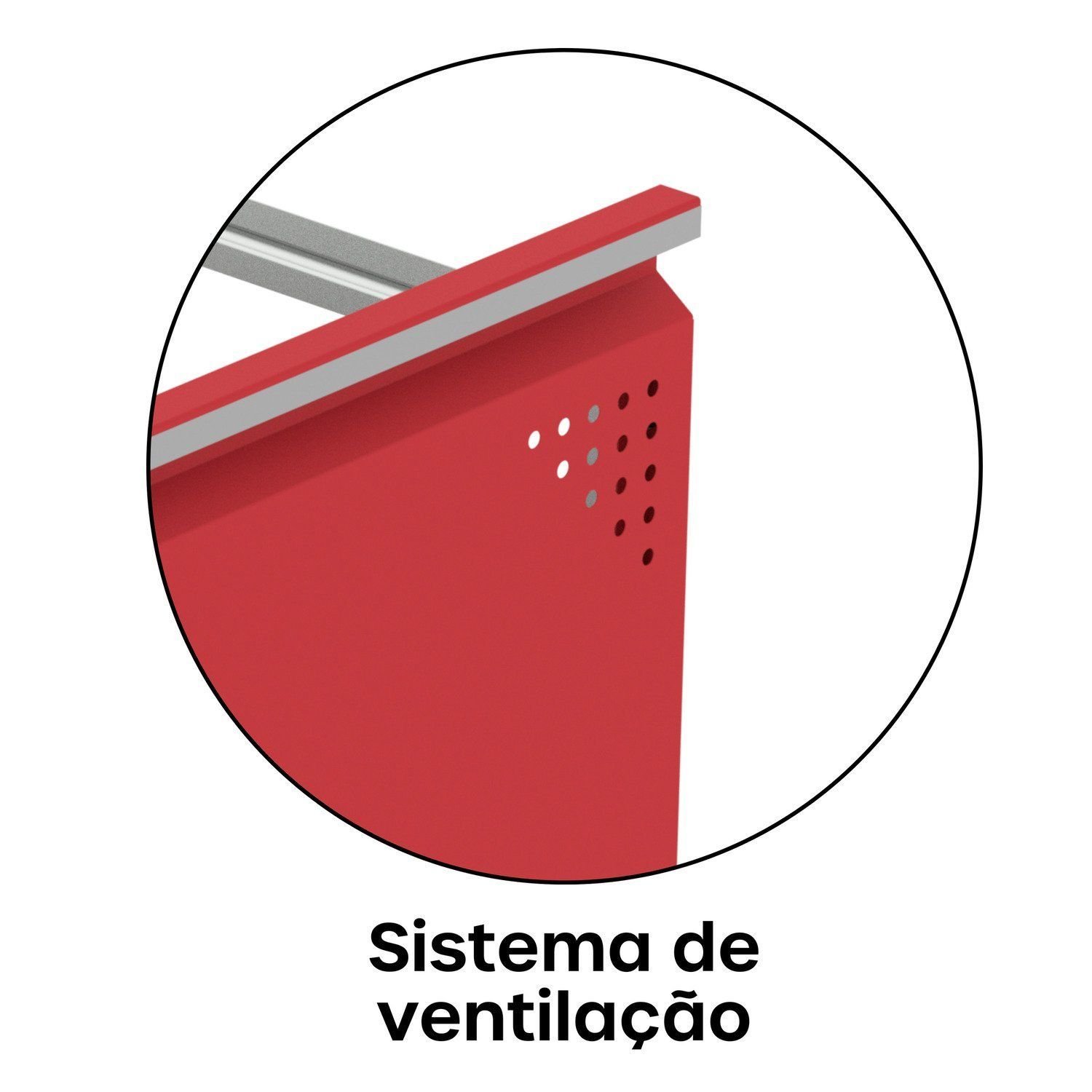 Gaveteiro Arquivo de Aço 4 Gavetas Of04rptcm - 9