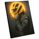 Ver imagem 1 de Quadro Decorativo Piloto Neon Amarelo
