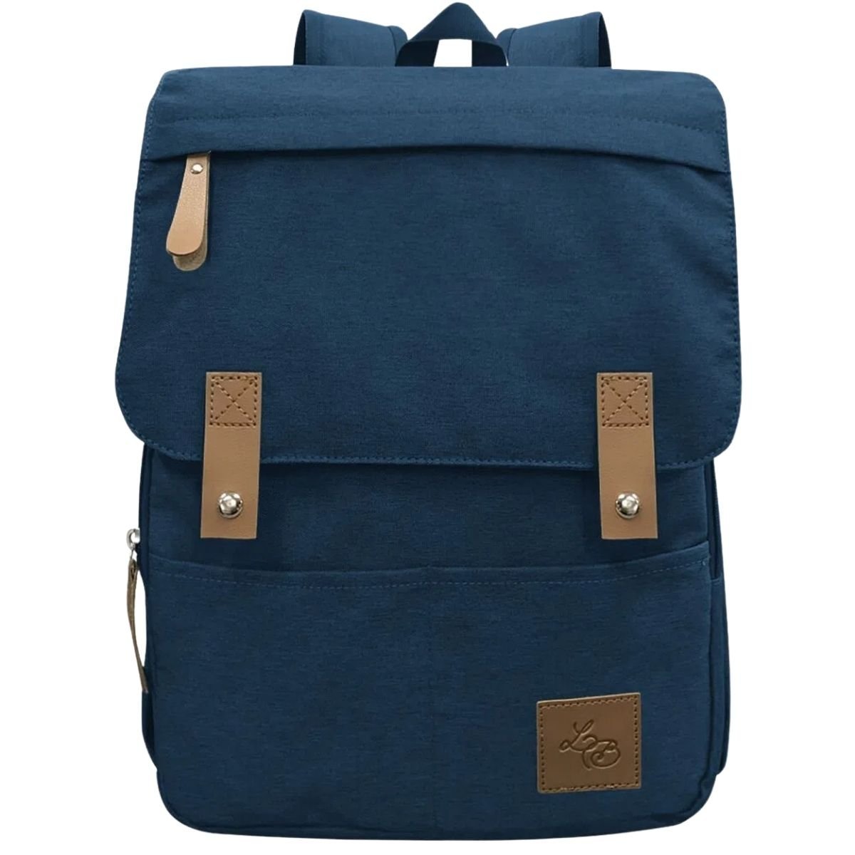 Mochila De Maternidade Donna Laço Bebê Lb Kaká Azul Denim - 1