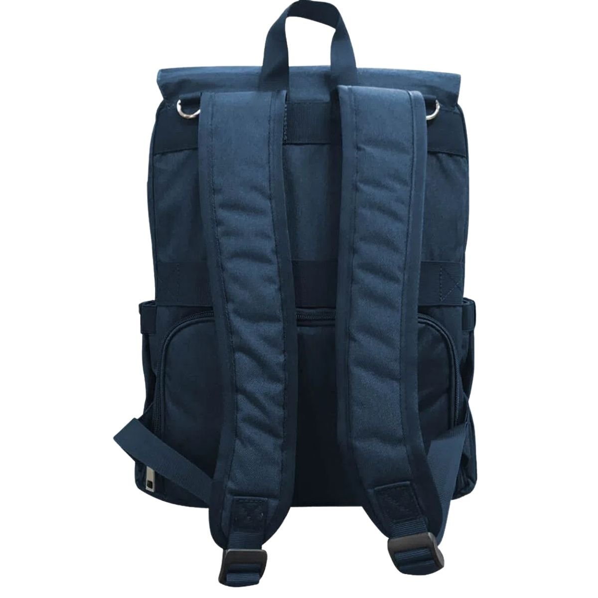 Mochila De Maternidade Donna Laço Bebê Lb Kaká Azul Denim - 2