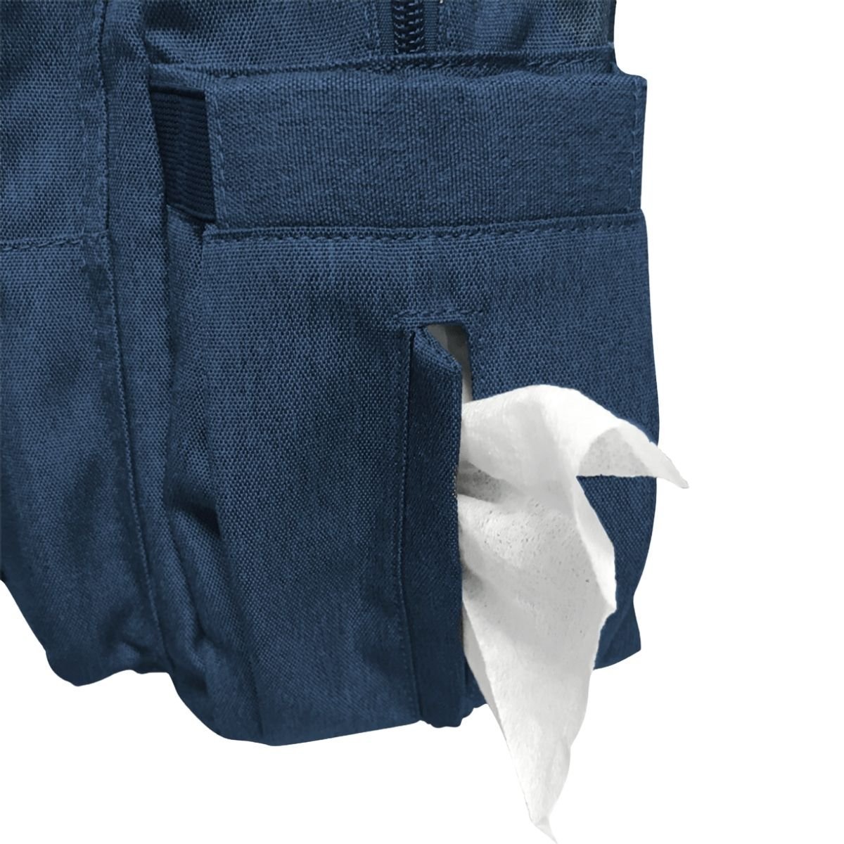 Mochila De Maternidade Donna Laço Bebê Lb Kaká Azul Denim - 8