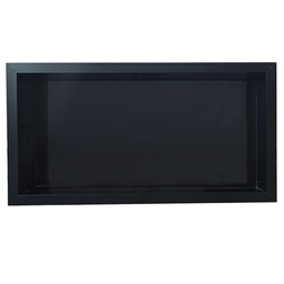 Nicho de Porcelanato Preto Nero para Banheiro 60x32cm - 14