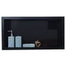 Nicho de Porcelanato Preto Nero para Banheiro 60x32cm - 9