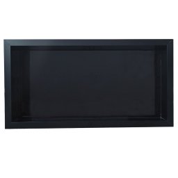 Nicho de Porcelanato Preto Nero para Banheiro 60x32cm - 12