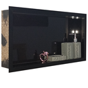 Ver imagem 4 de Nicho de Porcelanato Preto Nero para Banheiro 60x32cm