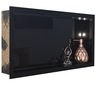 Nicho de Porcelanato Preto Nero para Banheiro 60x32cm - 15