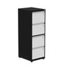 Gaveteiro Arquivo de Aço 4 Gavetas 136,2x47x67 Cm - 3