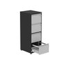 Gaveteiro Arquivo de Aço 4 Gavetas 136,2x47x67 Cm - 2