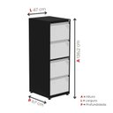 Ver imagem 4 de Gaveteiro Arquivo de Aço 4 Gavetas 136,2x47x67 Cm