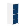 Gaveteiro Arquivo de Aço 4 Gavetas 136,2x47x67 Cm - 3