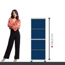 Ver imagem 5 de Gaveteiro Arquivo de Aço 4 Gavetas 136,2x47x67 Cm