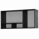 Ver imagem 2 de Armário Aéreo Cozinha Athena 3 Portas Itauba/Off White - Irm Móveis