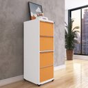 Ver imagem 1 de Gaveteiro Arquivo para Escritório em Aço 4 Gavetas