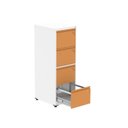 Ver imagem 2 de Gaveteiro Arquivo para Escritório em Aço 4 Gavetas