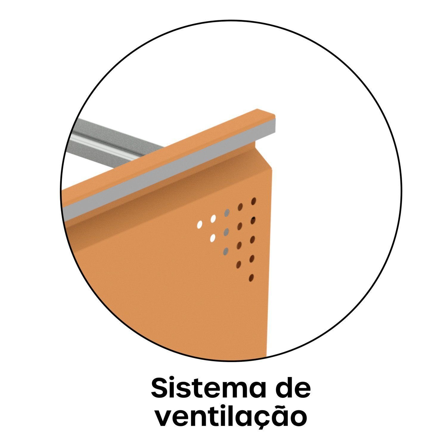 Gaveteiro Arquivo para Escritório em Aço 4 Gavetas - 9