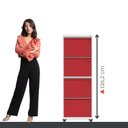 Ver imagem 5 de Gaveteiro Arquivo para Escritório em Aço 4 Gavetas