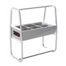 Buffet térmico Saro 6 cubas com tampa Inox 220V BF622 - 1