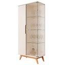 Ver imagem 2 de Cristaleira Tucumã com Puxador Usinado e Vidro 4cm Temperado