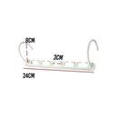 Ver imagem 3 de Cabideiro Organizador de Roupas 8 Peças Cabide Multifuncional Espaço Closet Magico Compacto