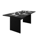 Ver imagem 3 de Mesa de Jantar 6 Lugares Cozinha 200x100cm MDP Preto