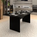 Ver imagem 1 de Mesa de Jantar 6 Lugares Cozinha 200x100cm MDP Preto