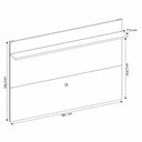 Ver imagem 3 de Painel para Tv até 70 Polegadas Garden 1 Prateleira Off White/freijó Trend - Pnr Móveis