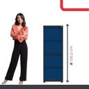 Ver imagem 5 de Gaveteiro Arquivo de Aço 4 Gavetas 136,2x47x67 Cm