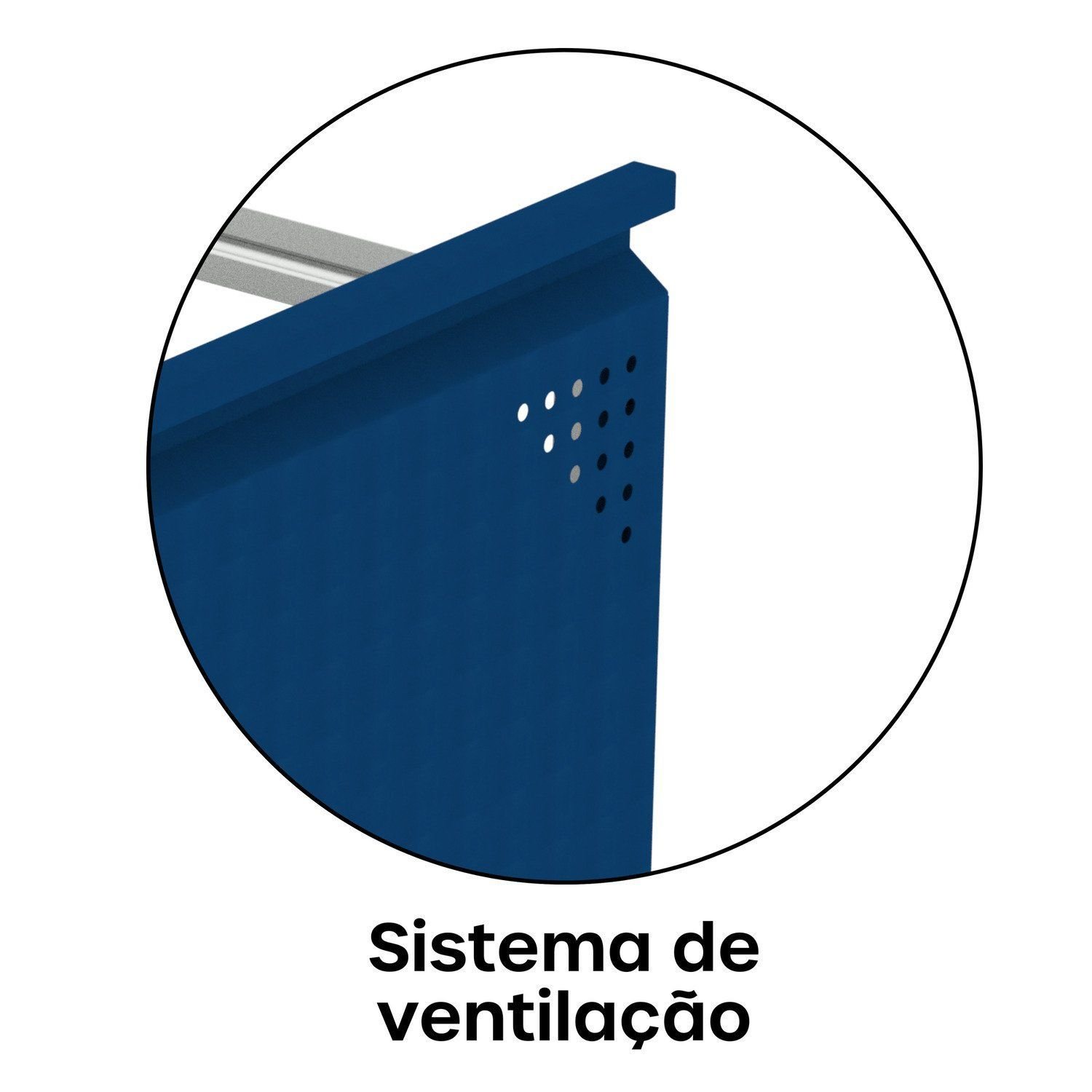 Gaveteiro Arquivo para Escritório em Aço 4 Gavetas - 9